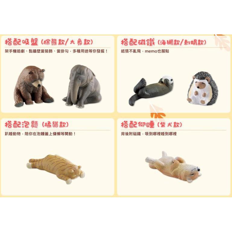 全新 未拆封 現貨 全家 FAMILY 超商 便利商店 休眠動物園 功能小物 第二波 6款 全套 熊貓之穴-細節圖2