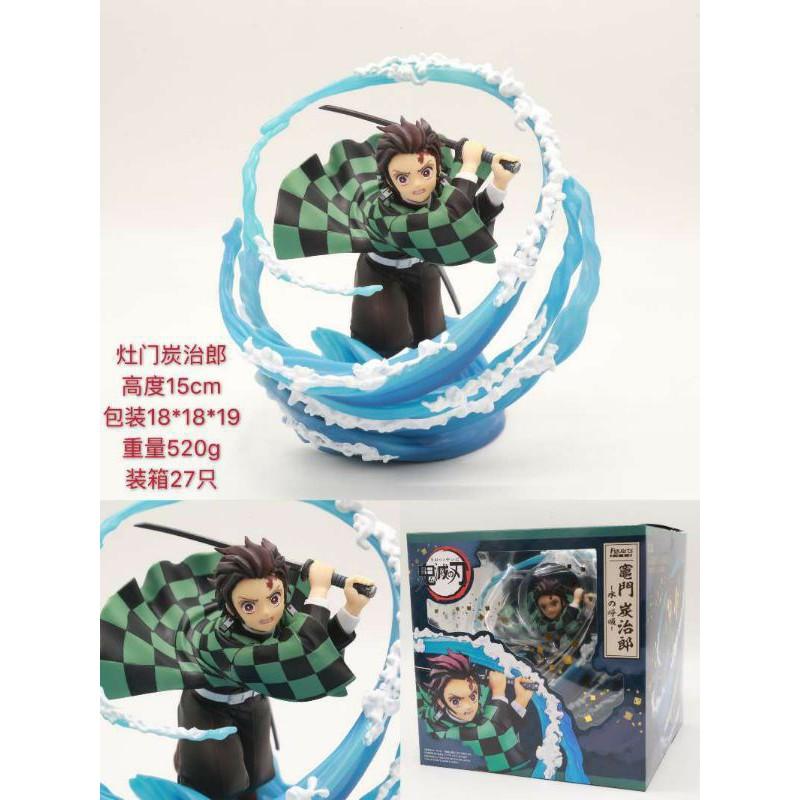 鬼滅之刃 GK POP 竈門炭治郎 扭轉旋渦 我妻善逸 霹靂一閃 櫻花 煉獄杏壽郎 奔跑 禰豆子 血爆 公仔 景品 雕像-細節圖2