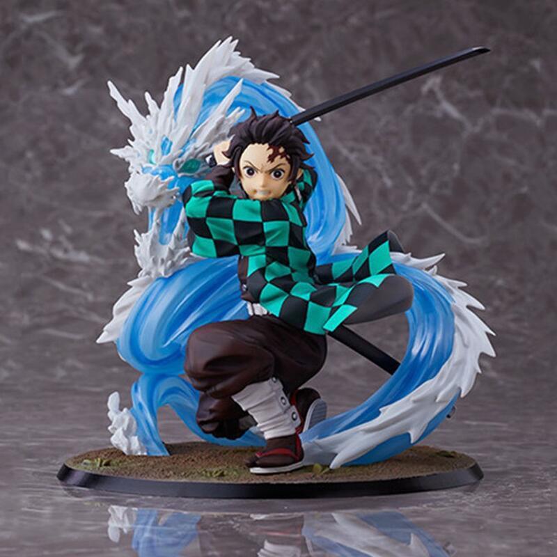 鬼滅之刃 GK POP 竈門炭治郎 扭轉旋渦 我妻善逸 霹靂一閃 櫻花 煉獄杏壽郎 奔跑 禰豆子 血爆 公仔 景品 雕像-細節圖8