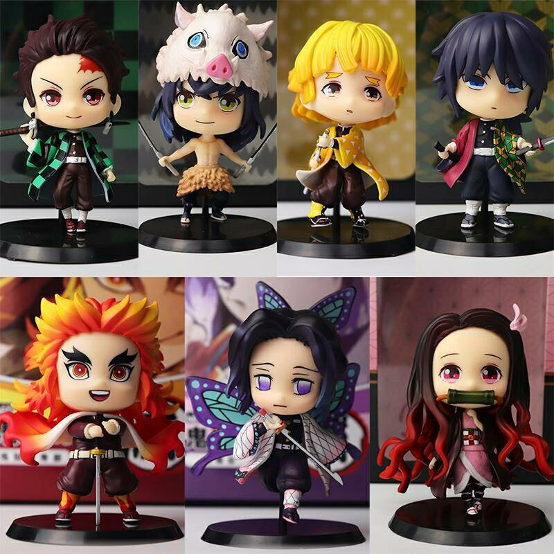 台灣現貨 Q版 鬼滅之刃 無限列車 POP GK 灶門炭治郎/禰豆子 我妻善逸 富岡義勇 煉獄杏壽郎 蝴蝶忍 公仔 景品-細節圖3