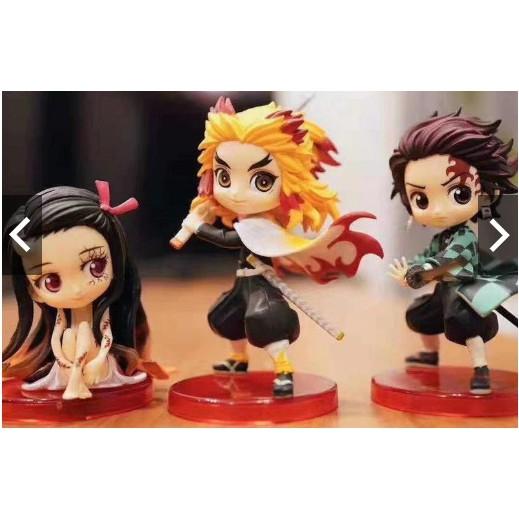 台灣出貨 鬼滅之刃 qposket GK 戰鬥 炎柱 煉獄杏壽郎 竈門 炭治郎 鬼王 白無垢 禰豆子 公仔 景品 雕像-細節圖4