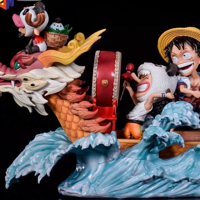 大全套10款 台灣現貨 海賊王 航海王 GK 端午節 路飛 索隆 山治 喬巴 羅賓 娜美 布魯克 草帽海賊團 公仔 景品-細節圖5