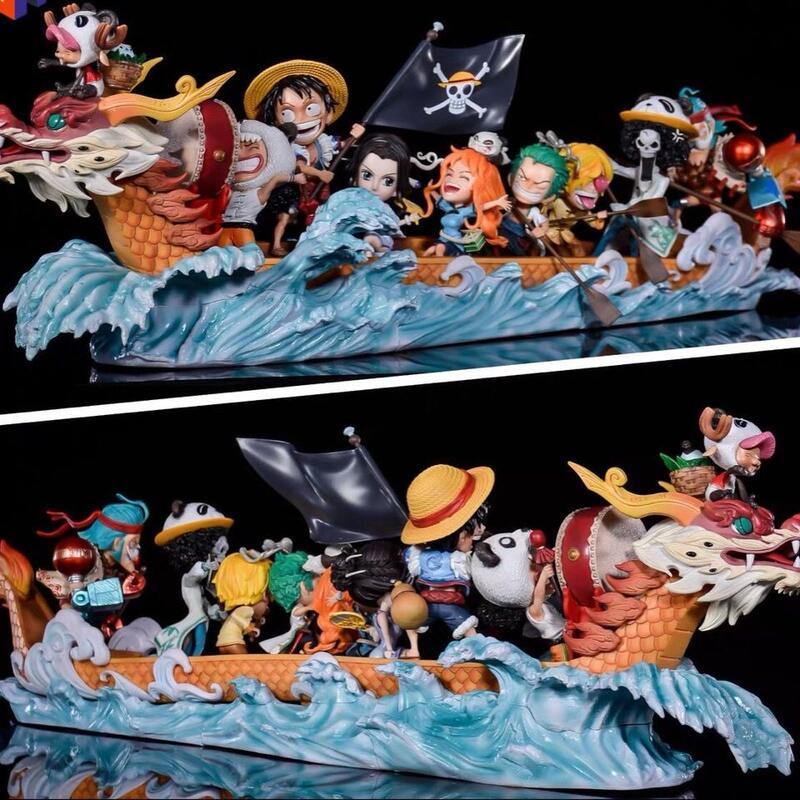 大全套10款 台灣現貨 海賊王 航海王 GK 端午節 路飛 索隆 山治 喬巴 羅賓 娜美 布魯克 草帽海賊團 公仔 景品-細節圖8