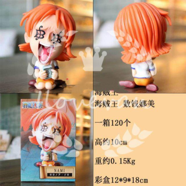 台灣現貨 海賊王 航海王 Q版 GK 色色布魯克 兩槓騙人布 數錢娜美 啤酒弗蘭奇 誘惑 女帝 中指 明哥 公仔 景品-細節圖3