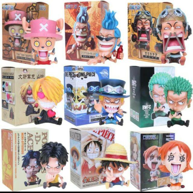 台灣現貨 海賊王 航海王 Q版 GK 色色布魯克 兩槓騙人布 數錢娜美 啤酒弗蘭奇 誘惑 女帝 中指 明哥 公仔 景品-細節圖4
