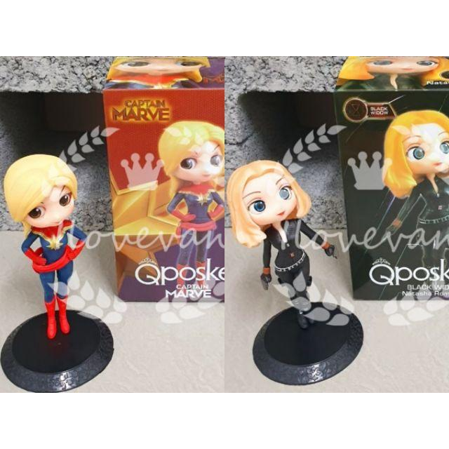 現貨 當日出貨 Qposket Mavel 漫威 復仇者聯盟 Q版 大眼睛 驚奇隊長 黑寡婦 蜘蛛人 鋼鐵人 公仔 景品-細節圖3