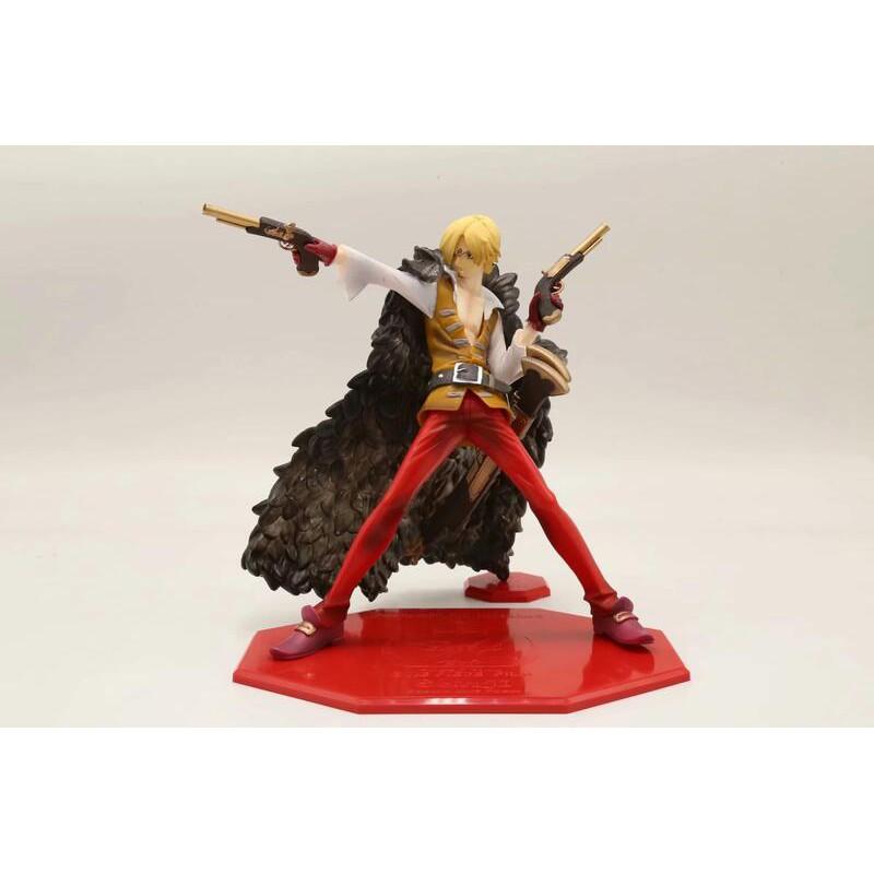 台灣現貨 當日發貨 航海王 海賊王 GK POP 戰鬥 站姿 紅衣 Z劇場版 手槍 槍手 山治 香吉士 景品 公仔 雕像-細節圖5