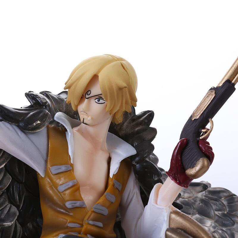 台灣現貨 當日發貨 航海王 海賊王 GK POP 戰鬥 站姿 紅衣 Z劇場版 手槍 槍手 山治 香吉士 景品 公仔 雕像-細節圖6