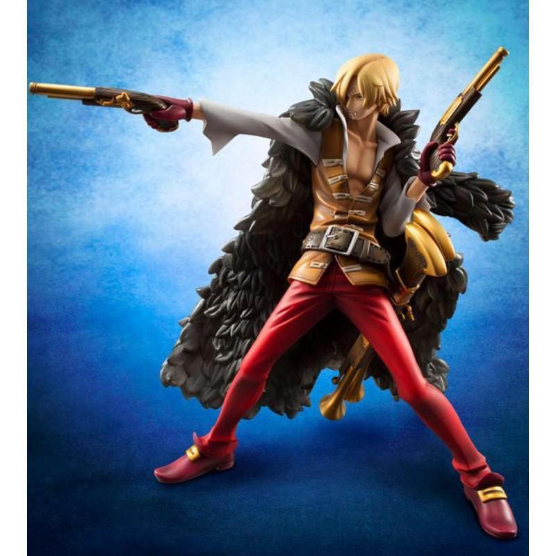 台灣現貨 當日發貨 航海王 海賊王 GK POP 戰鬥 站姿 紅衣 Z劇場版 手槍 槍手 山治 香吉士 景品 公仔 雕像-細節圖7