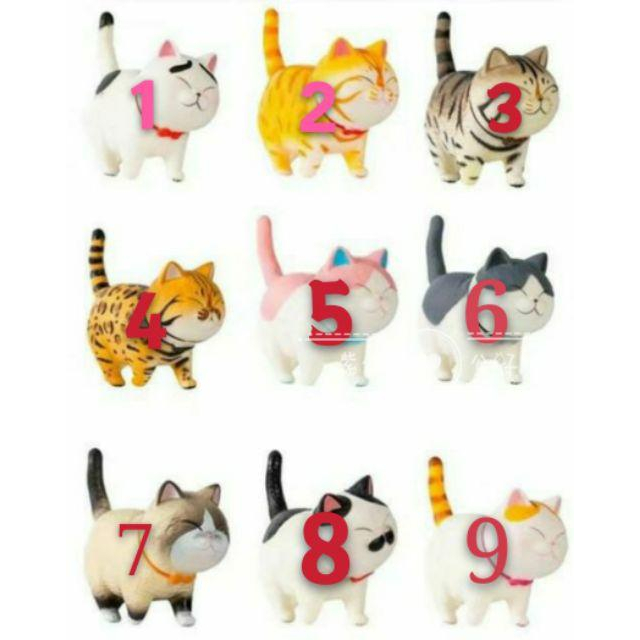 買一送一 台灣出貨 典藏特大款 全新再版 不二馬大叔 空想造物 貓鈴鐺 9款 貓咪 Q版 喵星人 公仔 景品 貓 模型-細節圖3