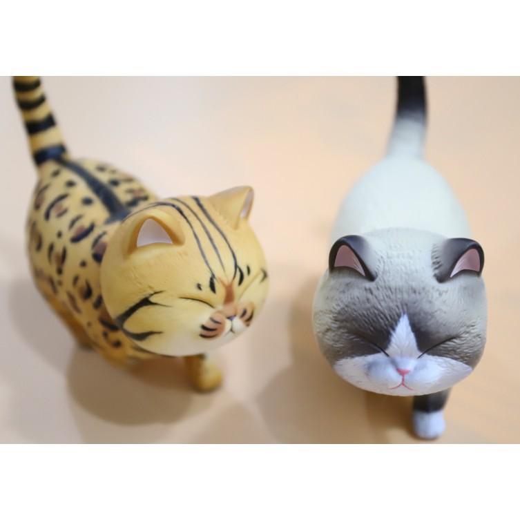 買一送一 台灣出貨 典藏特大款 全新再版 不二馬大叔 空想造物 貓鈴鐺 9款 貓咪 Q版 喵星人 公仔 景品 貓 模型-細節圖5