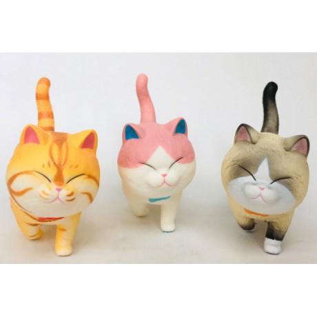 買一送一 台灣出貨 典藏特大款 全新再版 不二馬大叔 空想造物 貓鈴鐺 9款 貓咪 Q版 喵星人 公仔 景品 貓 模型-細節圖6