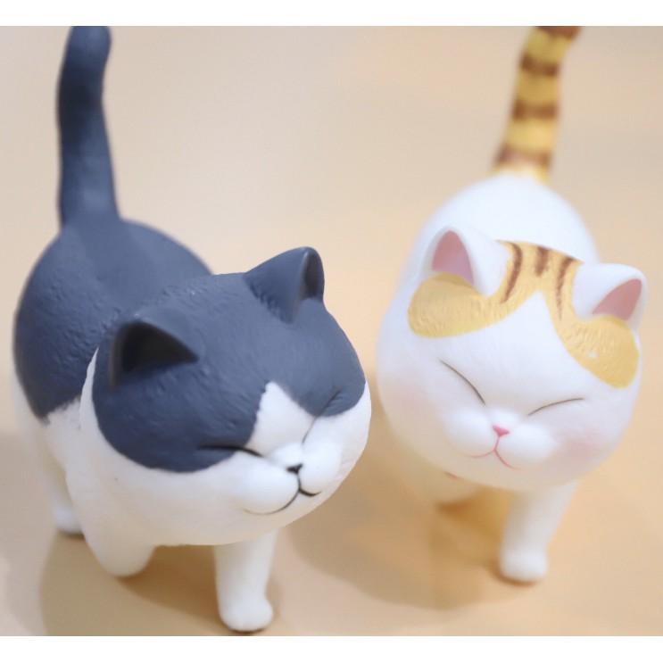 買一送一 台灣出貨 典藏特大款 全新再版 不二馬大叔 空想造物 貓鈴鐺 9款 貓咪 Q版 喵星人 公仔 景品 貓 模型-細節圖8