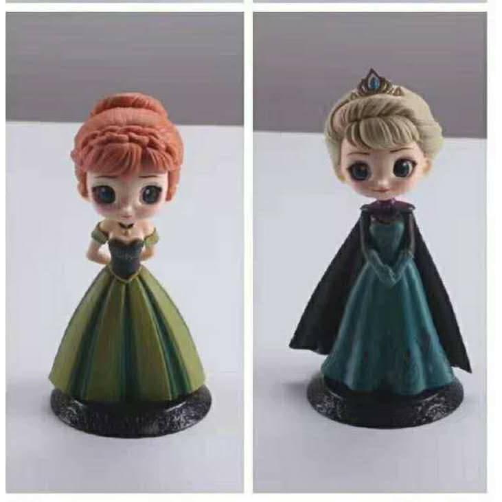 台灣現貨 當日出貨 迪士尼 冰雪奇緣 Qposket 禮服 安娜 愛莎 艾莎 雪寶 阿拉丁 Q版 公仔 景品 扭蛋 盒玩-細節圖4