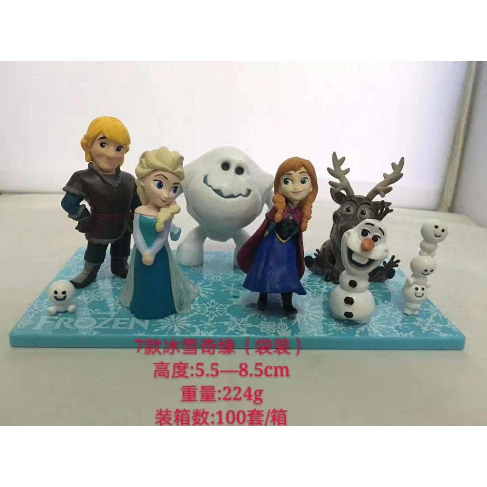 台灣現貨 當日出貨 迪士尼 冰雪奇緣 Qposket 禮服 安娜 愛莎 艾莎 雪寶 阿拉丁 Q版 公仔 景品 扭蛋 盒玩-細節圖5