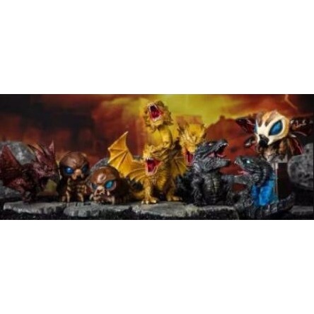 台灣現貨 當日出貨 怪獸之王 哥吉拉 蝶龍摩斯拉 哥斯拉 酷斯拉 王者基多拉 三頭龍 恐龍 拉頓 公仔 景品 猛蛋獸-細節圖2