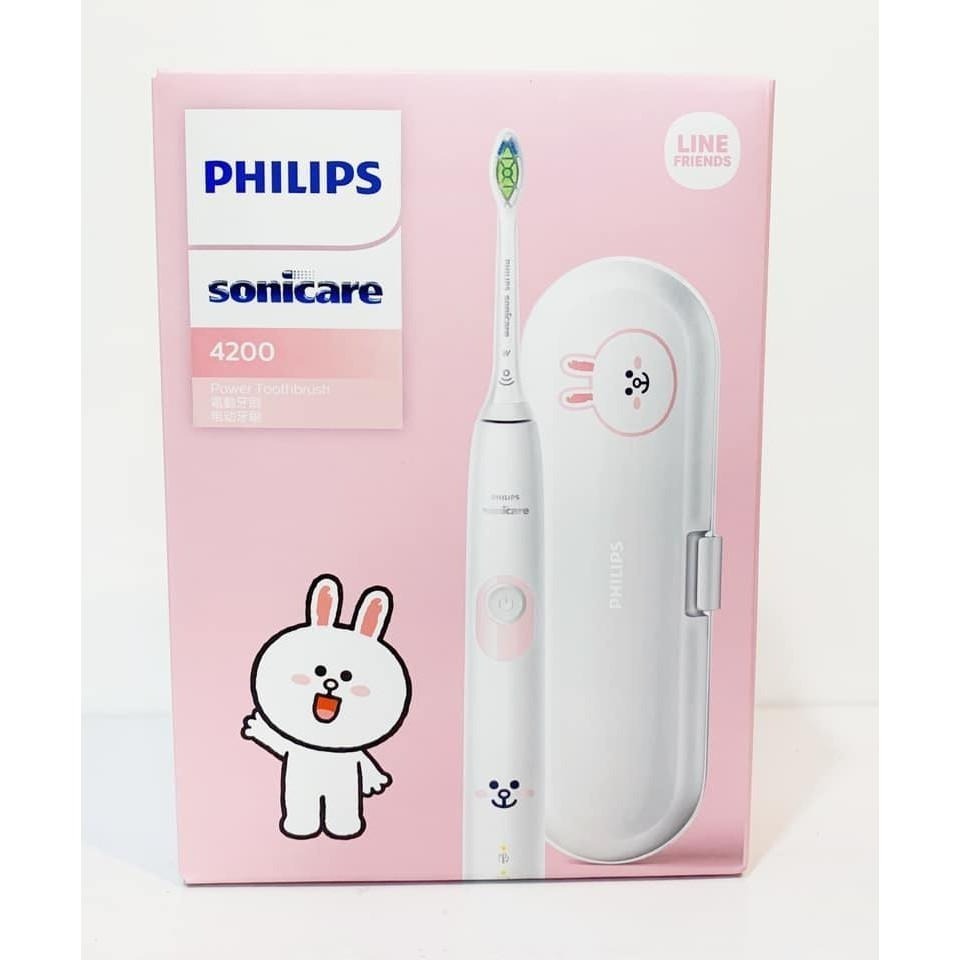 💕送浴室牙刷架+副廠4刷頭💕 飛利浦音波牙刷 HX6801 HX6801/37 HX6801/36 熊大 兔兔-細節圖2