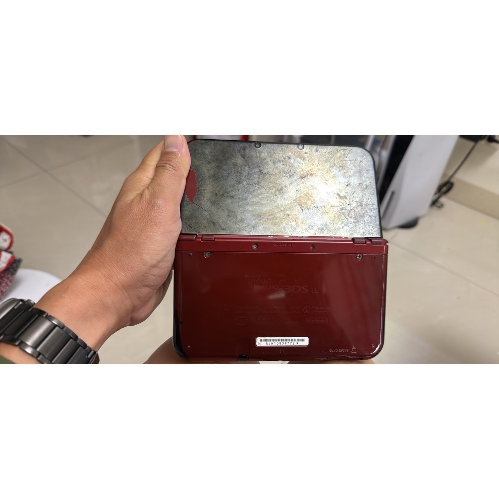 戰損版New 3ds LL戰鬥機 日規-細節圖2