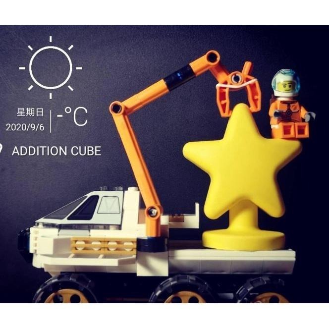 【松果戶外】Addition Cube｜ 造型防雷帽 營柱保護套 黃星星/紅火箭 童趣原創產品-細節圖2