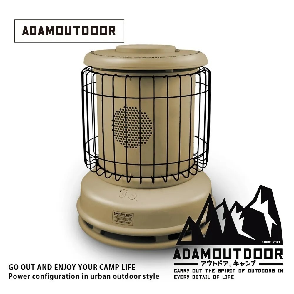 【松果戶外】ADAMOUTDOOR｜經典風格雙功率陶瓷電暖器 綠/沙/黑-細節圖5