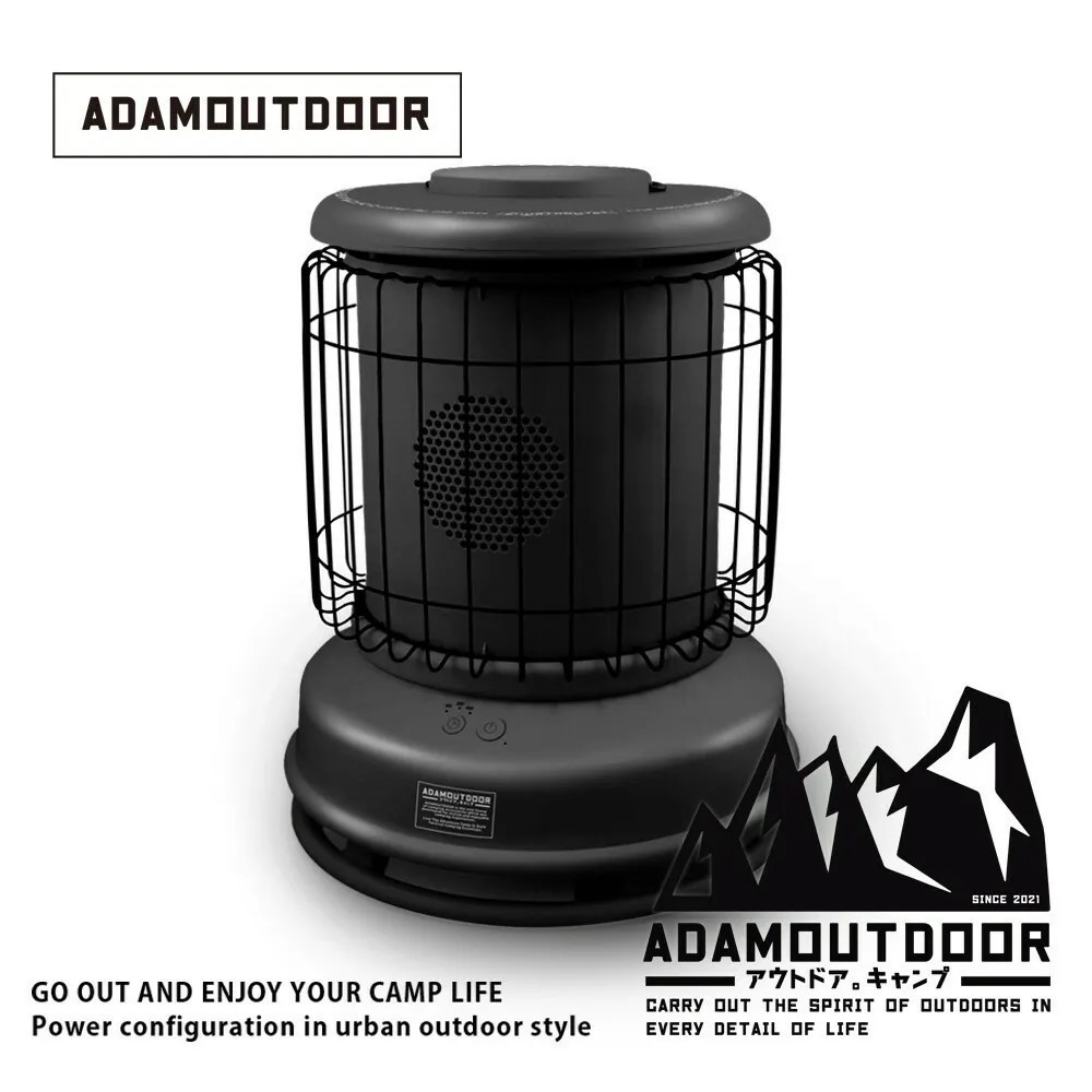 【松果戶外】ADAMOUTDOOR｜經典風格雙功率陶瓷電暖器 綠/沙/黑-細節圖6