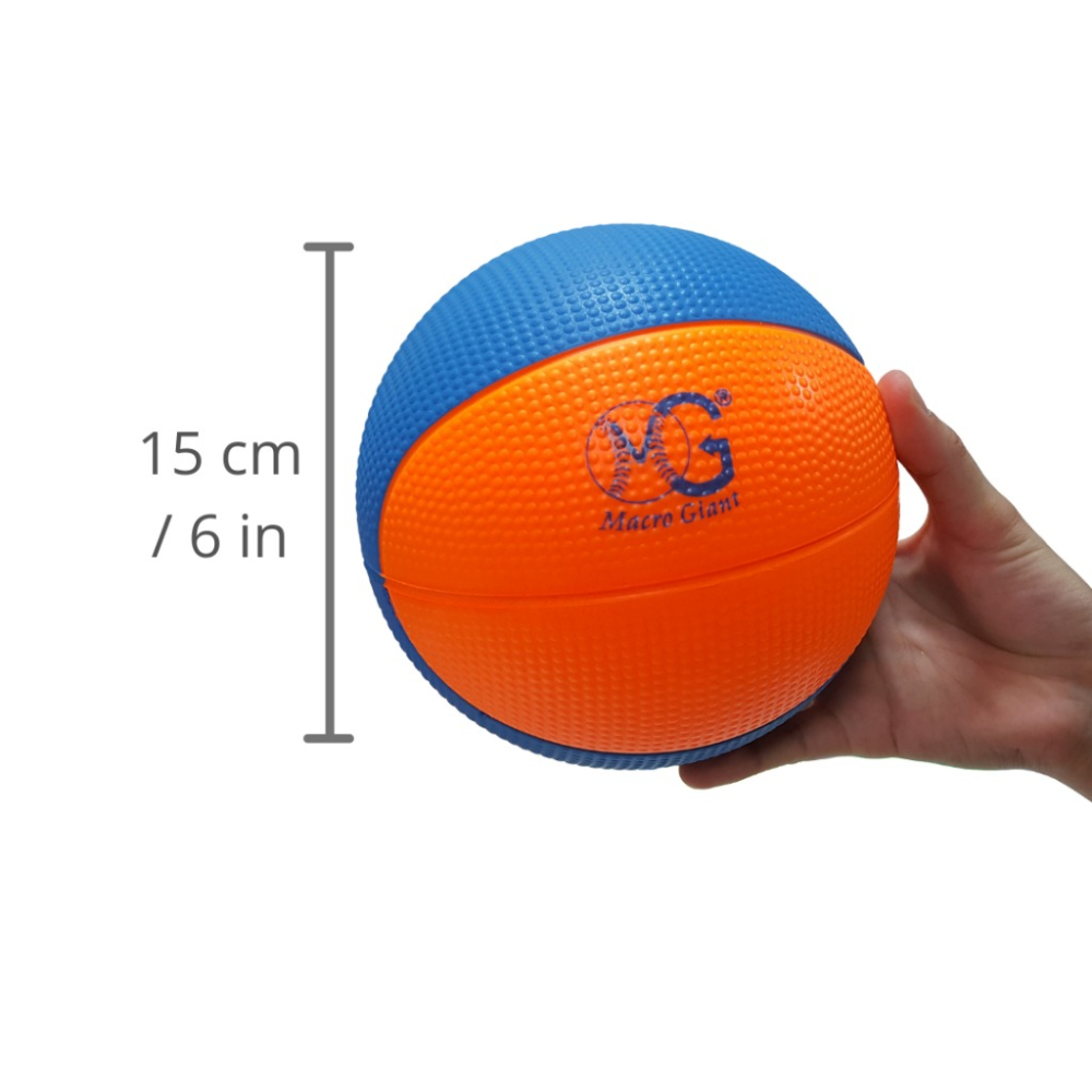 【快速出貨】Macro Giant | 15cm 籃球 海綿球 軟式籃球 兒童節禮物 玩具 戶外玩具 台灣製造 露營-細節圖5