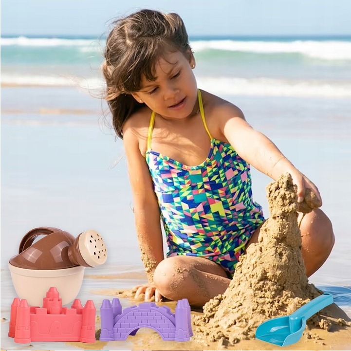 【快速出貨】浪船沙灘組 沙灘七件組 沙灘玩具 玩沙工具 挖沙工具 夏日必備 戲水玩具  沙灘玩具船-細節圖5