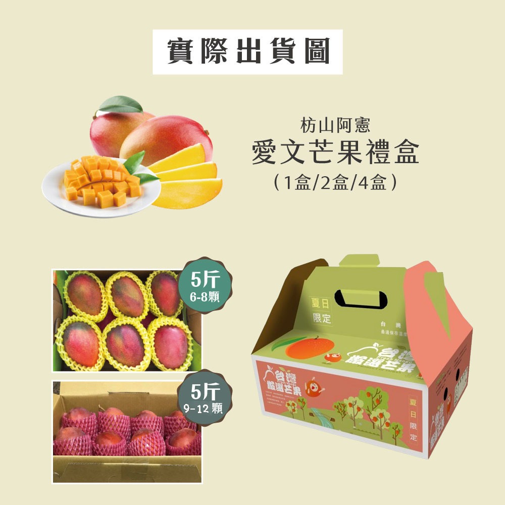 【預購】屏東枋山愛文芒果禮盒5斤6-8顆(大果)-5/15起陸續出貨-細節圖10