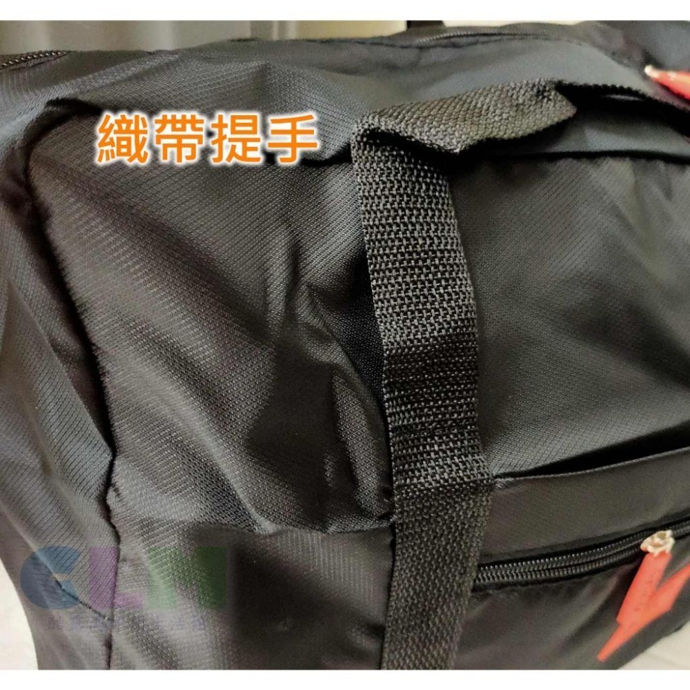 【酷露馬】旅行收納袋 行李桿掛袋 (可摺疊) 旅行收納包 手提包 折疊旅行袋 旅行包 行李袋 購物袋 TB012-細節圖6