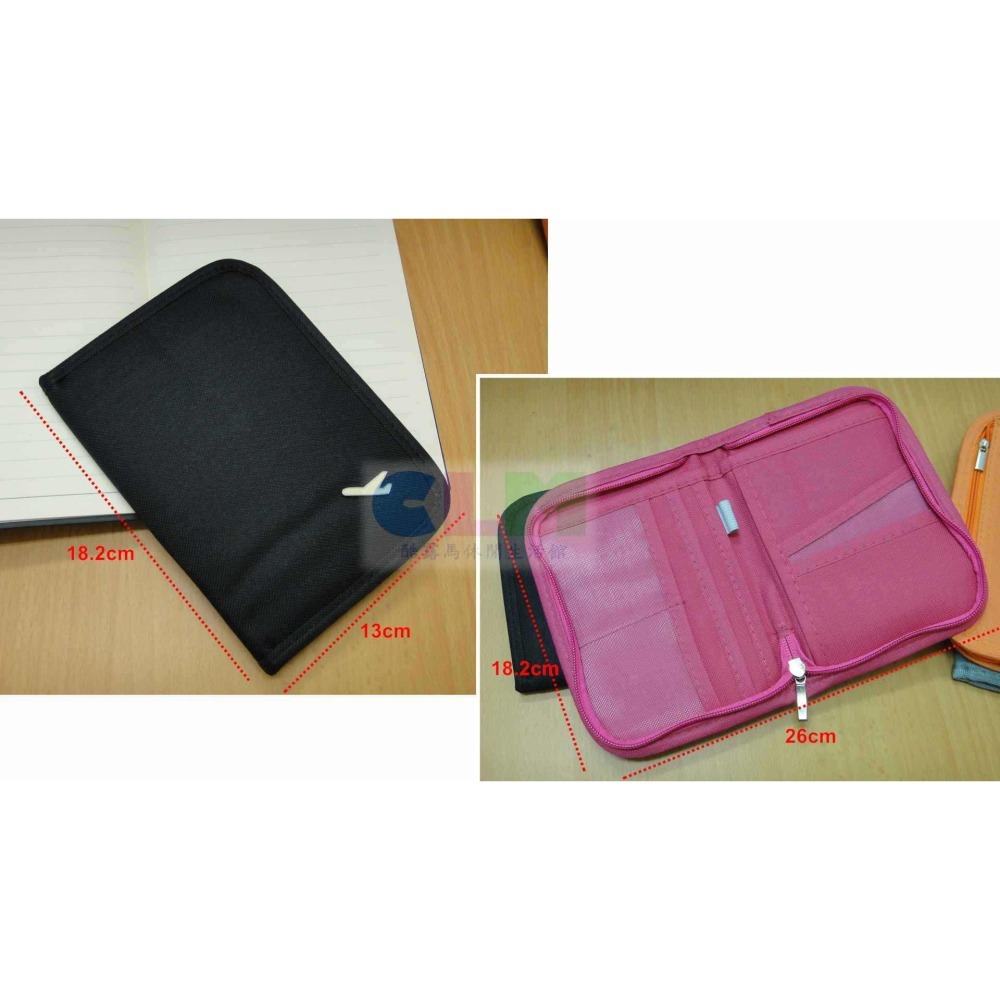 短版 多功能旅行手拿包 多功能護照包 【酷露馬】多用途零錢包 旅行收納包 護照夾 皮夾 證件包 短夾 TB004-細節圖2
