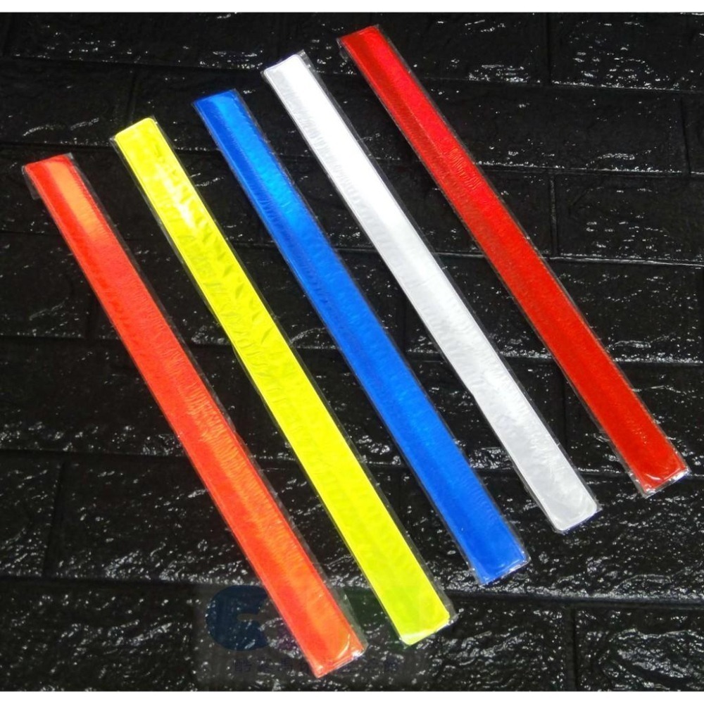 運動反光條束褲帶 (加長款40cm) 單車綁腿帶【酷露馬】反光束褲帶 警示反光帶 綁腿 束帶  BO003-細節圖2