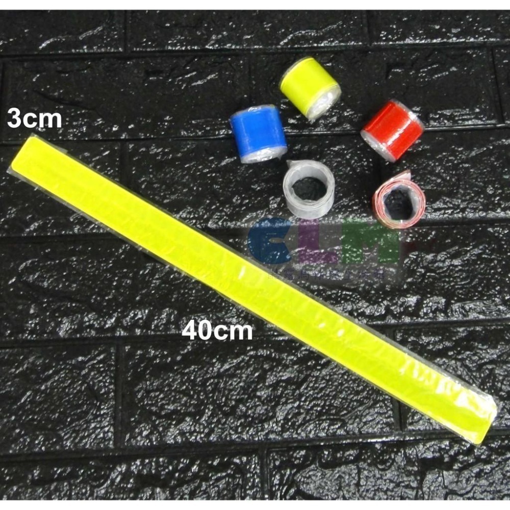 運動反光條束褲帶 (加長款40cm) 單車綁腿帶【酷露馬】反光束褲帶 警示反光帶 綁腿 束帶  BO003-細節圖3