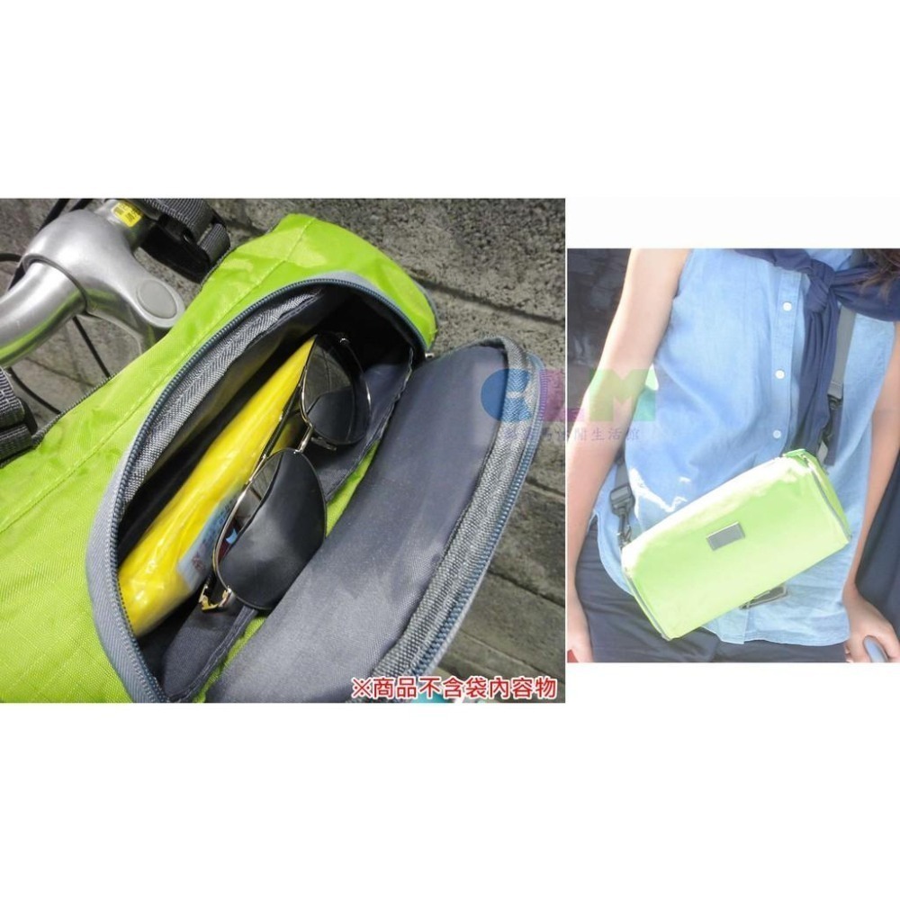 自行車車把包 (手機袋適5.5吋內) 車頭包【酷露馬】車前包 車包 側背包 肩包 觸控手機袋 BB016-細節圖9