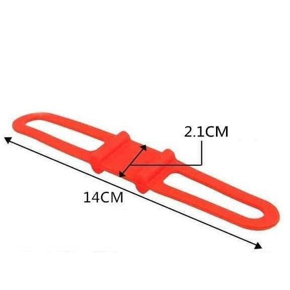 【酷露馬】高彈性矽膠綁帶 萬用綁帶 萬能燈夾 綁燈帶 自行車綁帶 彈性帶 車燈帶 單車配件 BS001-細節圖2