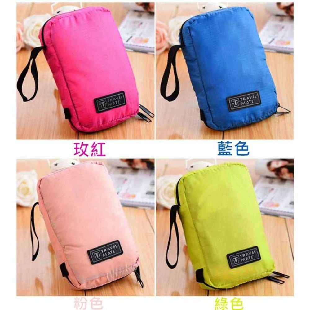 【酷露馬】輕便 旅行化妝/盥洗包 (帶掛勾) 旅行洗漱包 旅行盥洗包 化妝包 收納包 旅行收納袋 TB020-細節圖6