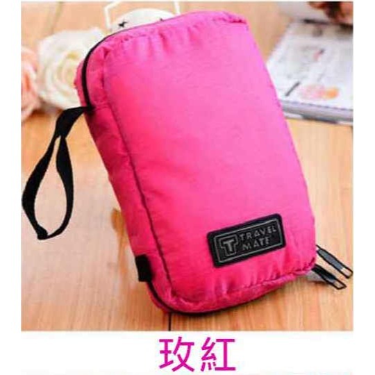 【酷露馬】輕便 旅行化妝/盥洗包 (帶掛勾) 旅行洗漱包 旅行盥洗包 化妝包 收納包 旅行收納袋 TB020-規格圖6