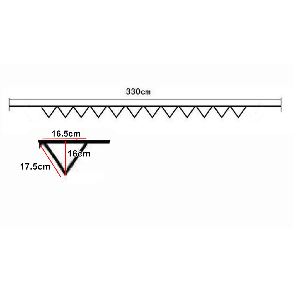 【酷露馬】露營裝飾 棉布雙面三角旗 (12面/條) 露營串旗三角串旗 三角掛旗 裝飾三角旗 棉布三角旗 CH006-細節圖9