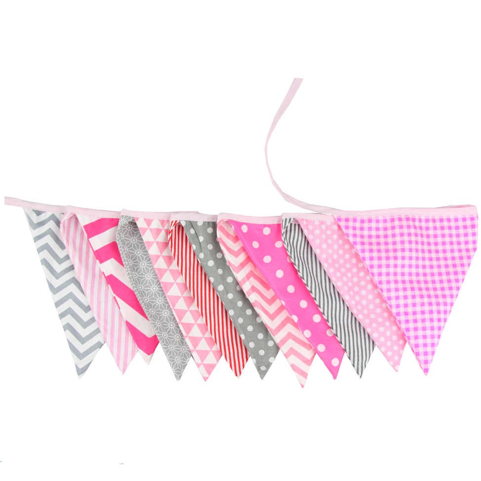 【酷露馬】露營裝飾 棉布雙面三角旗 (12面/條) 露營串旗三角串旗 三角掛旗 裝飾三角旗 棉布三角旗 CH006-規格圖9