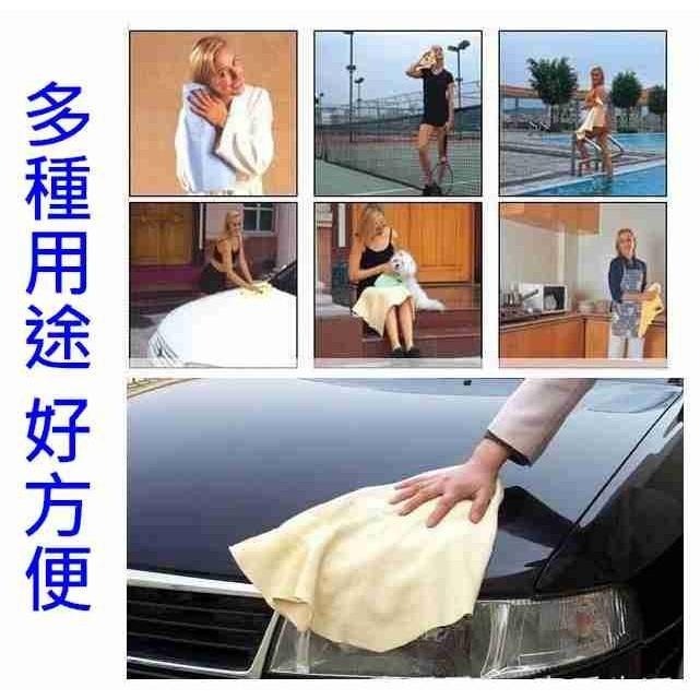 【酷露馬】大號盒裝 吸水布 (58X43CM) 合成鹿皮巾 洗車巾 擦車布 萬用吸水布 擦車巾 毛巾  AO006-細節圖3