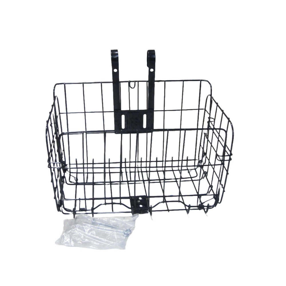 折疊車籃 自行車車籃 自行車掛籃 自行車菜籃 【酷露馬】自行車 摺疊掛籃 單車車籃 置物籃 置物架 BB019-細節圖2