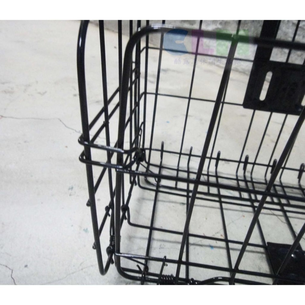 折疊車籃 自行車車籃 自行車掛籃 自行車菜籃 【酷露馬】自行車 摺疊掛籃 單車車籃 置物籃 置物架 BB019-細節圖6