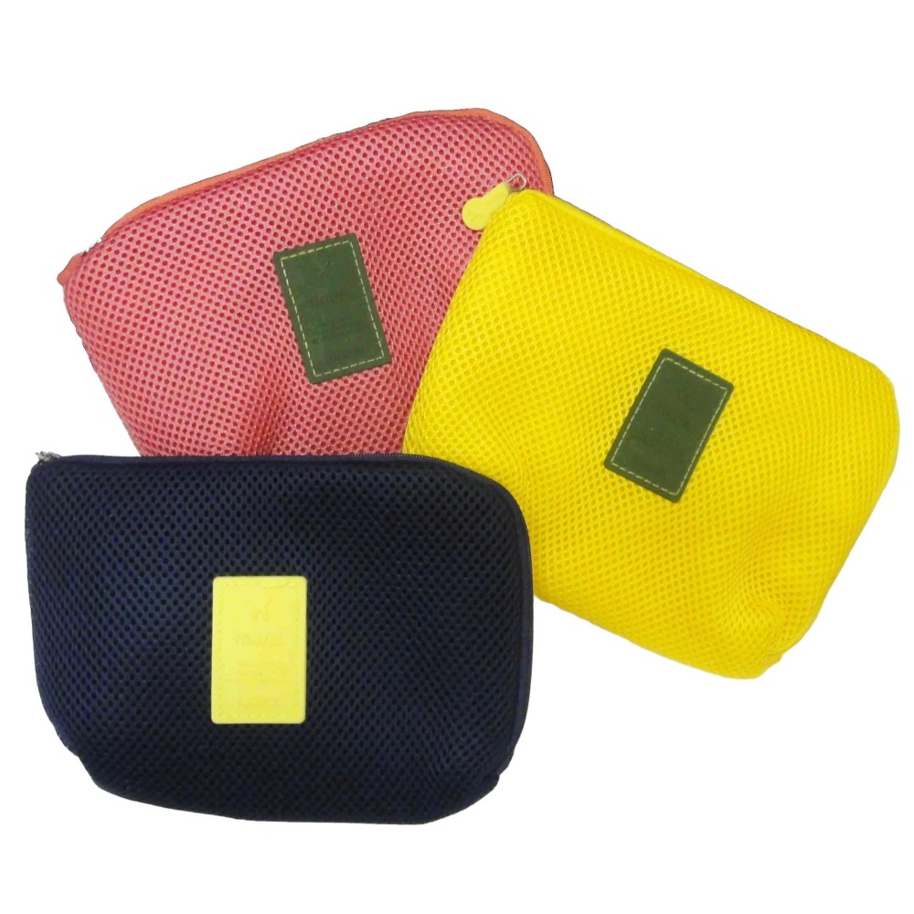 【酷露馬】電子產品收納包 (大號/小號) 數碼收納包 3C包 耳機收納包 數碼包 化妝包 旅行收納包 TB022-細節圖2