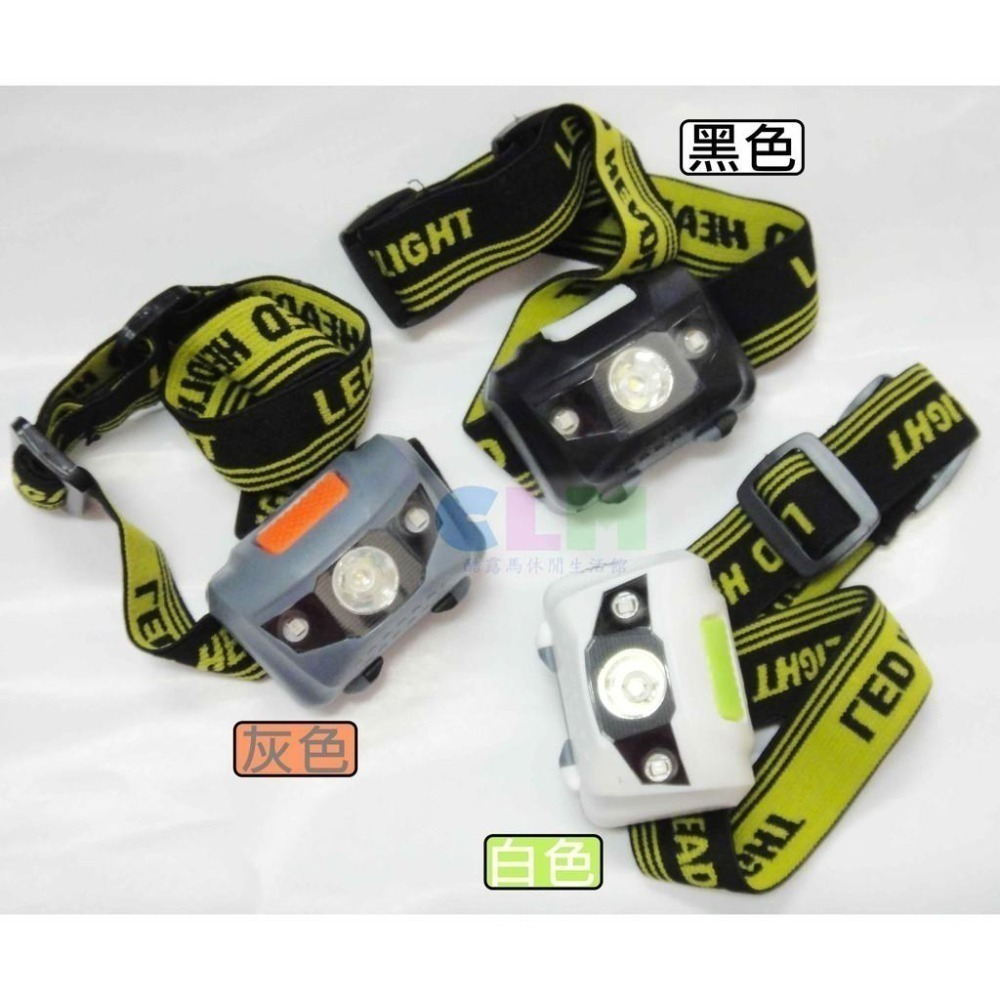 LED強光頭燈  LED頭燈 伸縮頭帶 (附4號電池) 輕量【酷露馬】小頭燈 兒童頭燈 露營燈 LED燈  OL004-細節圖3
