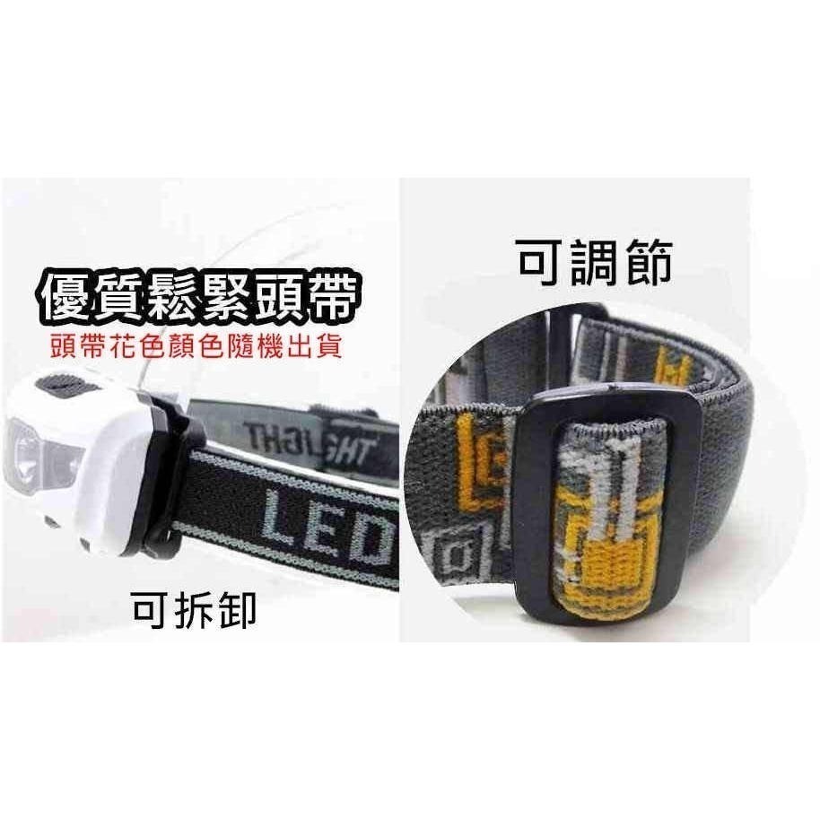 LED強光頭燈  LED頭燈 伸縮頭帶 (附4號電池) 輕量【酷露馬】小頭燈 兒童頭燈 露營燈 LED燈  OL004-細節圖8
