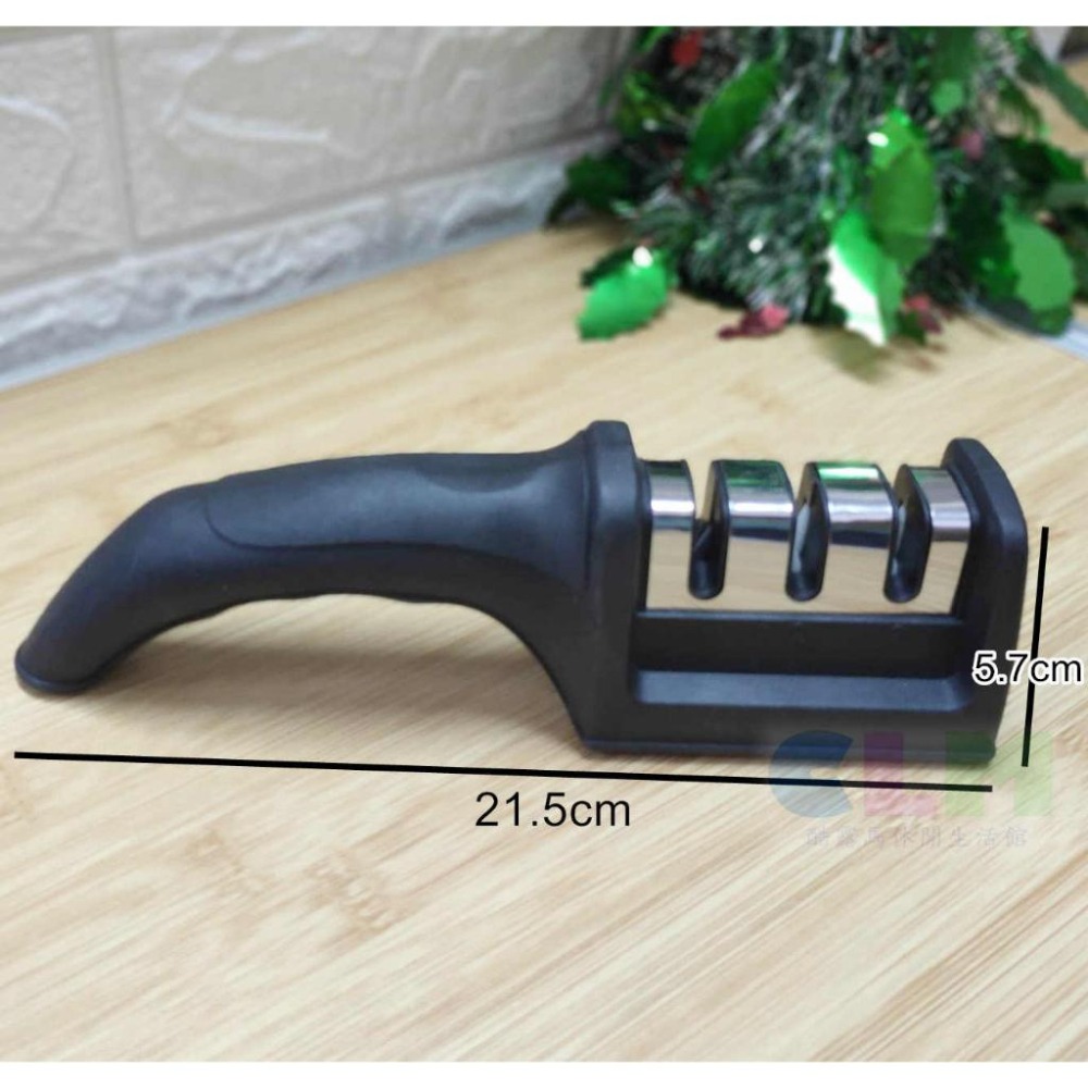 【酷露馬】磨刀器 家用磨刀器 快速磨刀器 廚房磨刀 三段磨刀器 HK055-細節圖3