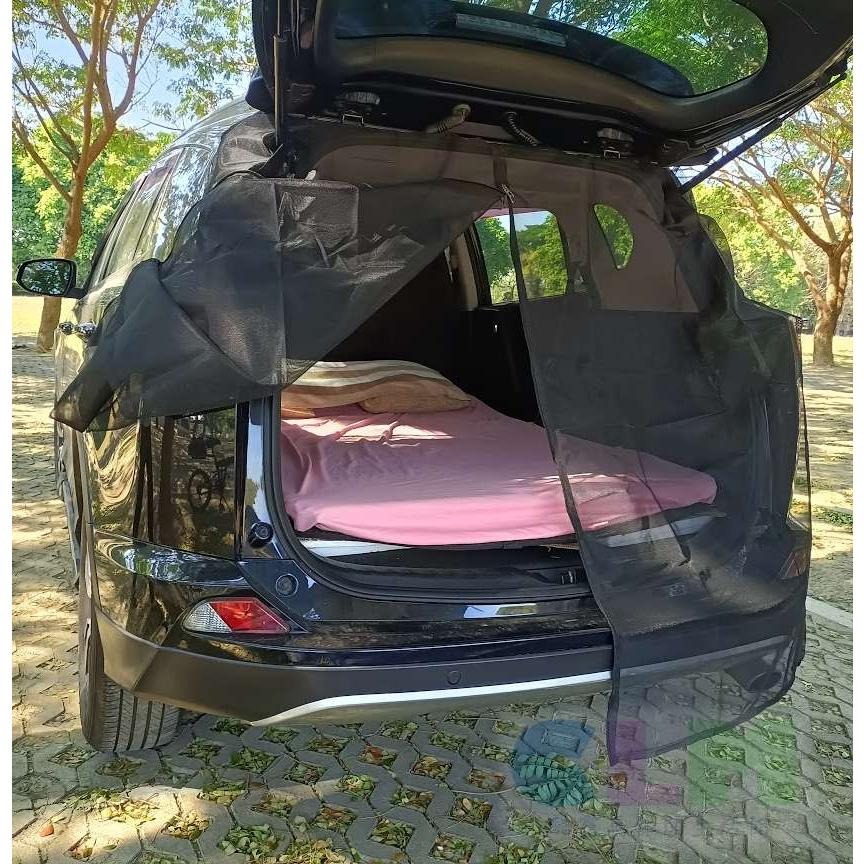 【酷露馬】汽車尾門防蚊紗窗 車尾網 車用紗窗 尾門紗網 車尾門防蚊網 車尾透氣網 汽車通風網 車泊/車宿 AS029-細節圖9