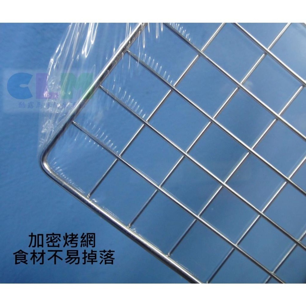 SGS檢驗 頂級316#不鏽鋼雙耳方格網  (BS407)【酷露馬】台灣製造 烤肉網 雙耳烤網 燒烤網 名仕 PC006-細節圖3
