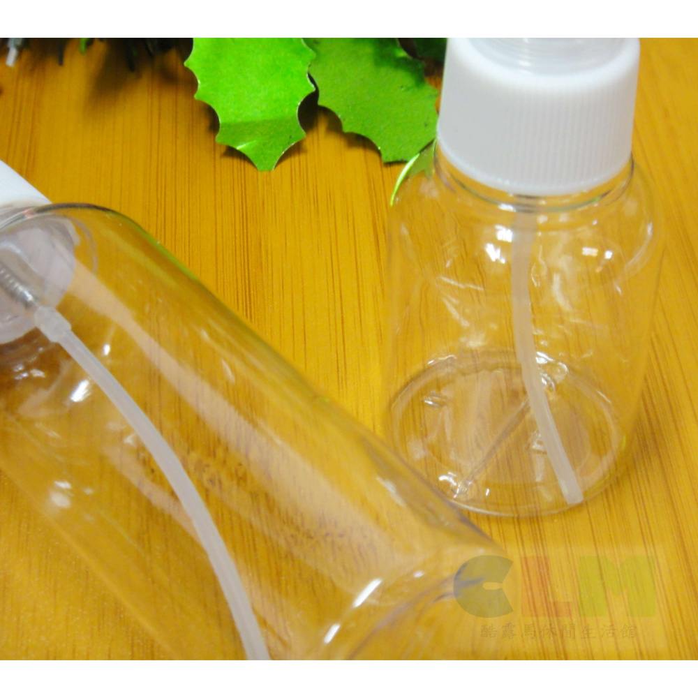 台灣製造 透明噴瓶 透明噴罐 75cc/100cc 【酷露馬】分裝罐 噴霧瓶 分裝瓶罐 收納瓶 HB006-細節圖4
