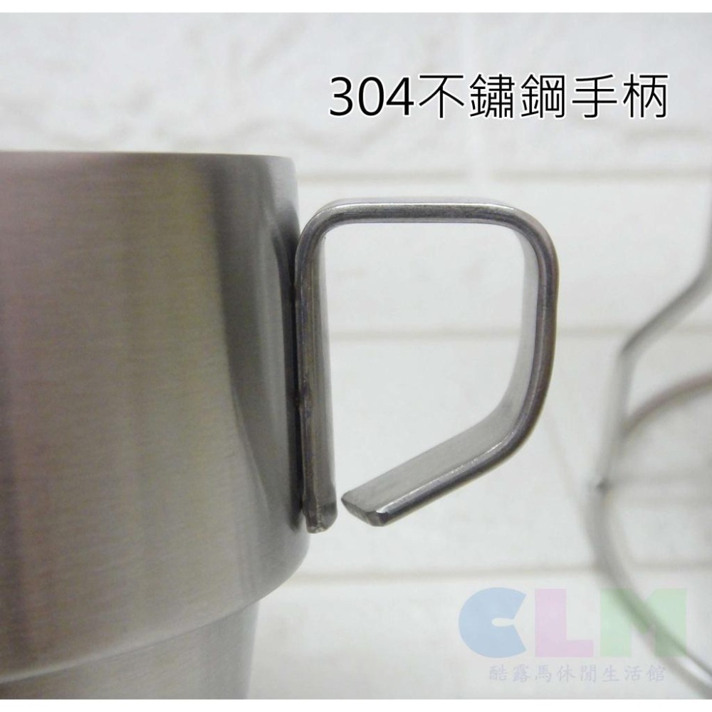 不鏽鋼雙層隔熱杯4件套組 SUS304不鏽鋼杯【酷露馬】(贈網袋) 雙層杯 CLS4杯組 咖啡杯 露營杯 CK041-細節圖7