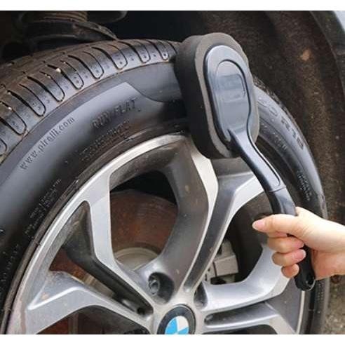 【酷露馬】多用途 汽車輪胎上蠟刷 長柄海棉輪胎蠟刷 輪胎刷 洗車工具 汽車清潔用品 汽車百貨 AC007-細節圖8